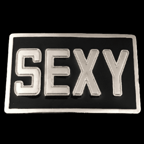 Sexy Lady Cool Funky Elegance Belt Buckle