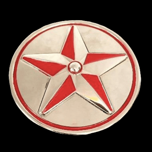 Shining Shooting Star Stars Western Belt Buckle