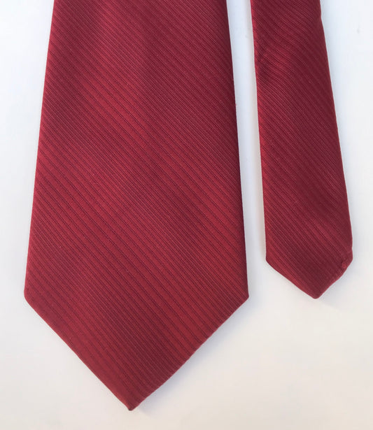 Simpsons Hunt Club Vintage Red Fancy Stylish Polyester Men's Neck Tie