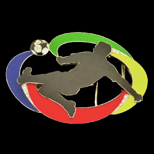 Soccer Ball World Cup Game Belt Buckle