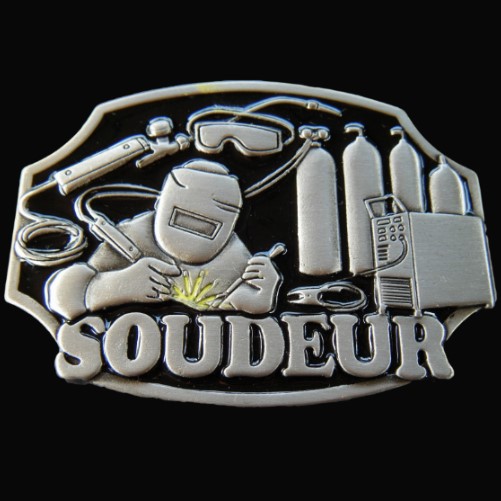 Soudeur French Welder Welding Tools Belt Buckle