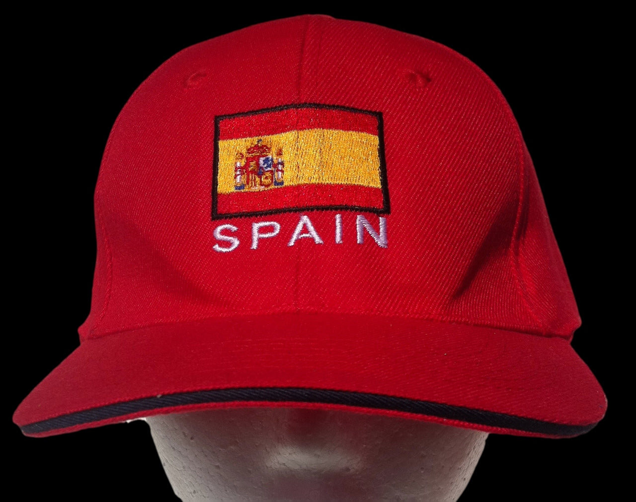 SOMBRERO DE GORRA DEPORTIVA ALL STAR CON BANDERA DEL EQUIPO DE FÚTBOL DE ESPAÑA ES