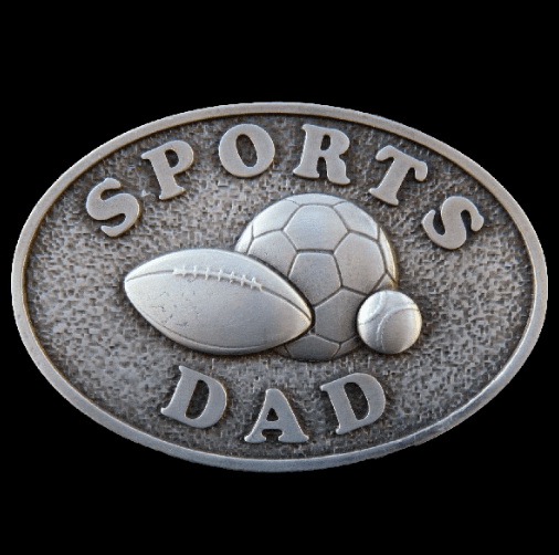 All Sports Dad Father's Birthday Gift Belt Buckle