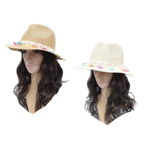 Straw Hat Summer Outdoor Men Women Western Cowboy Breathable Hats