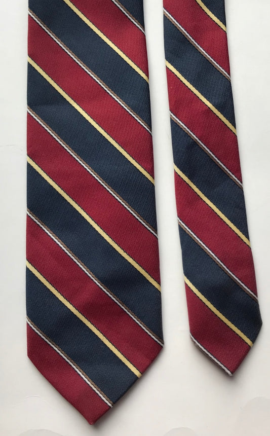 Striped Monsieur Pierre Design Classy Sharp Fancy 100% Silk Men's Neck Tie