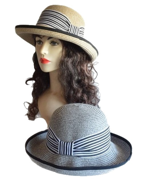 Summer Autumn Floppy Straw Hat Women Ladies Wide Brim Beach Hat Sun Foldable Cap