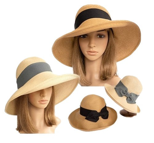 Summer Autumn Floppy Straw Hat Women Ladies Wide Brim Beach Hat Sun Foldable Cap