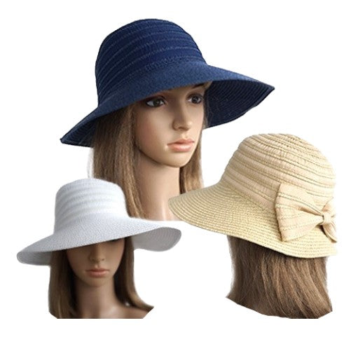 Summer Autumn Floppy Straw Hat Women Ladies Wide Brim Beach Hat Sun Foldable Cap