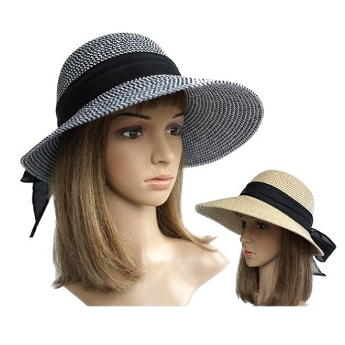 Summer Autumn Floppy Straw Hat Women Ladies Wide Brim Beach Hat Sun Foldable Cap