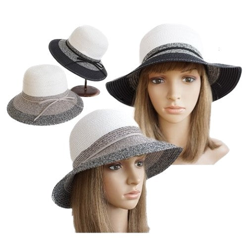 Chapeau de paille souple d'été pour femmes, chapeau de plage à large bord, casquette pliable pour le soleil