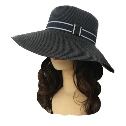 Summer Floppy Straw Hat Women Ladies Wide Brim Beach Hat Sun Foldable Cap