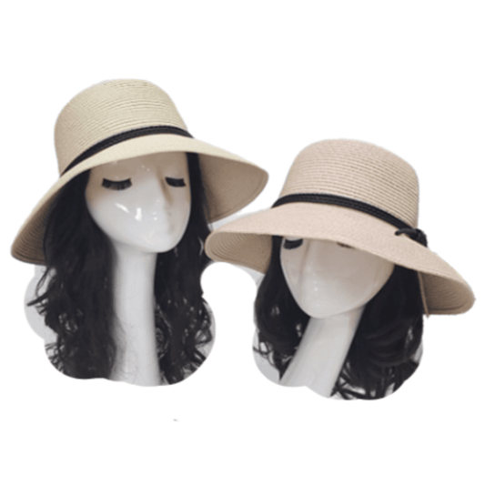 Summer Floppy Straw Hat Women Ladies Wide Brim Beach Hat Sun Foldable Cap