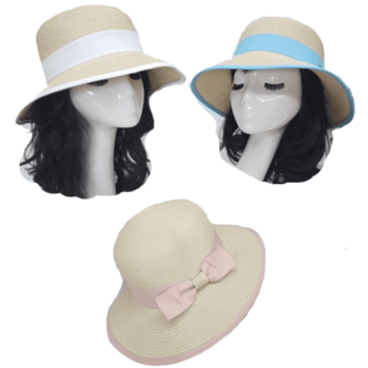 Summer Floppy Straw Hat Women Ladies Wide Brim Beach Hat Sun Foldable Cap