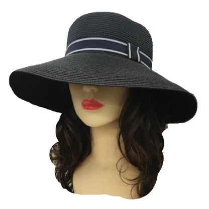 Summer Floppy Straw Hat Women Ladies Wide Brim Beach Hat Sun Foldable Cap