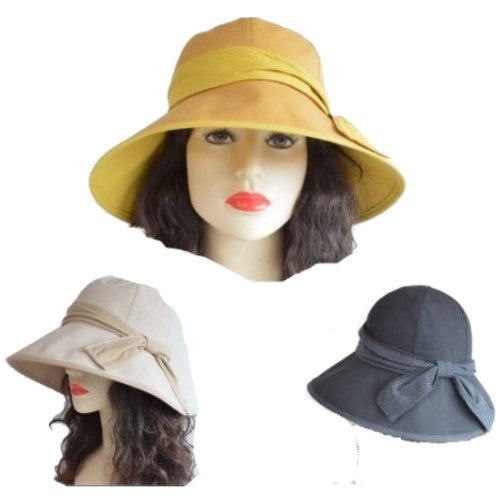 Summer Hats Cap Women Wide Brim Cotton Comfort Gardening Sun Protection Hat