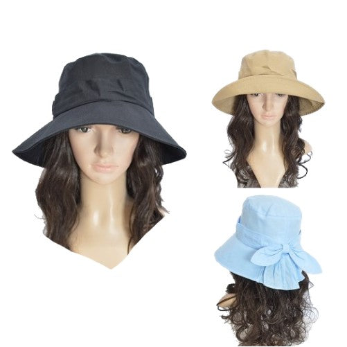 Summer Hats Cap Women Wide Brim Cotton Comfort Gardening Sun Protection Hat