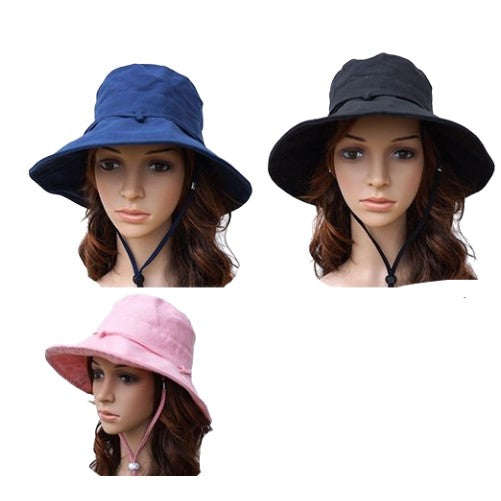 Summer Hats Cap Women Wide Brim Cotton Comfort Gardening Sun Protection Hat