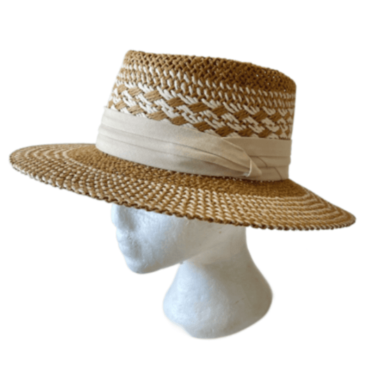 Sombrero de paja de verano para mujer, sombrero de moda de playa de ala ancha para mujer, sombrero para el sol