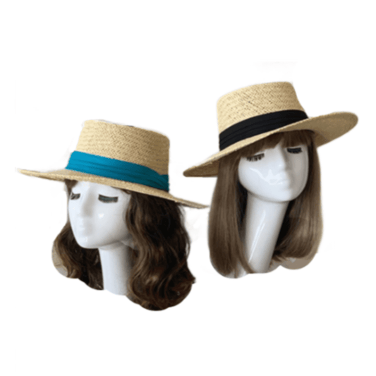 Sombrero de paja de verano para mujer, sombrero de moda de playa de ala ancha para mujer, sombrero para el sol