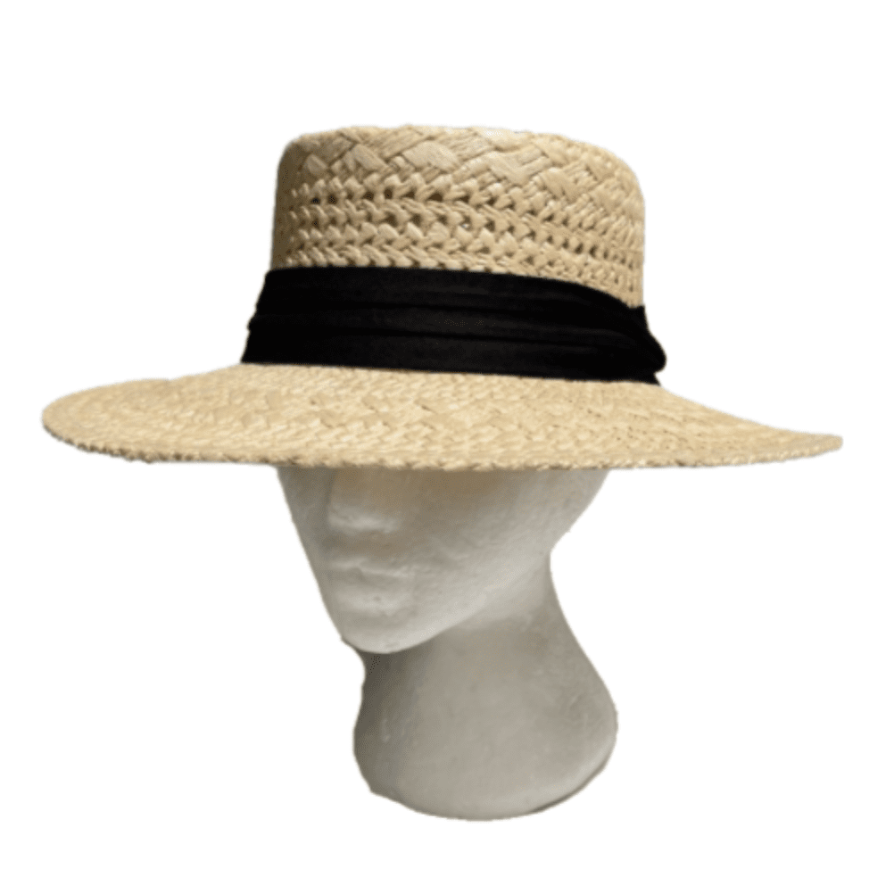 Sombrero de paja de verano para mujer, sombrero de playa de ala ancha, gorra plegable para el sol