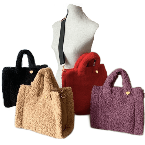 Le sac fourre-tout moelleux Sherpa bandoulière sac à main sac à main mode féminine