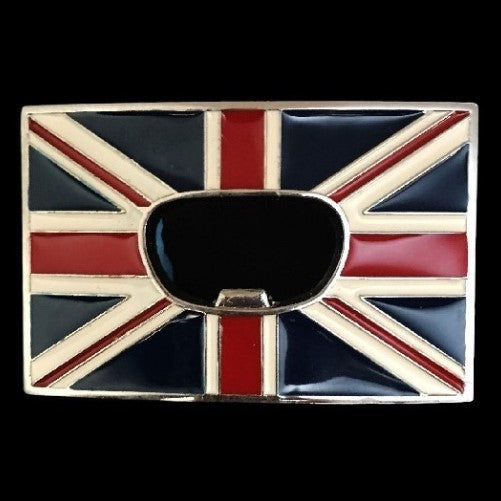 Hebilla de cinturón con bandera del Reino Unido Union Jack