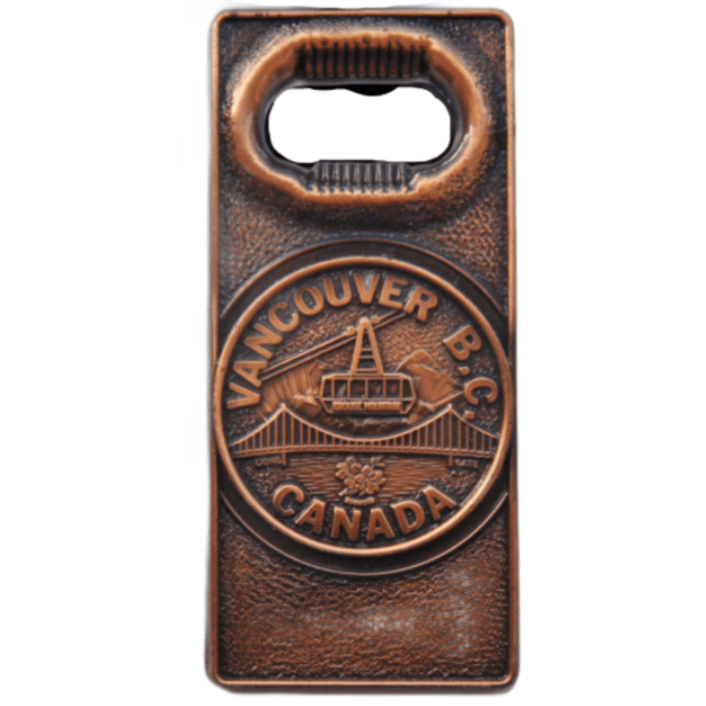 VANCOUVER B.C. BRITISH COLUMBIA CANADA SOUVENIR METAL BEER BOTTLE OPENER