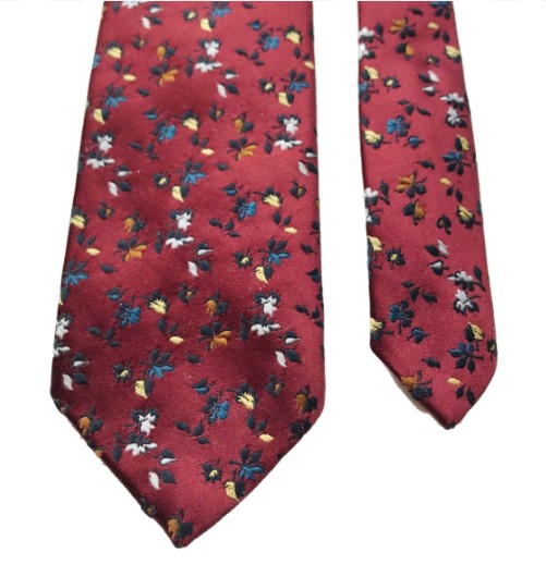 Vintage Castel Monsieur Floral Fashion Men's Tie Necktie