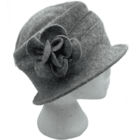 Gorros de lana estilo Gatsby vintage para mujer, gorros tipo cloche, boina, sombreros de invierno