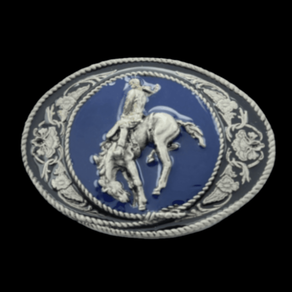 Rodeo Rider Western Cowboy Cowgirl Horse Belt Buckle – Cool Buckles ...