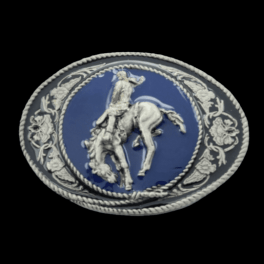 Rodeo Rider Western Cowboy Cowgirl Horse Belt Buckle