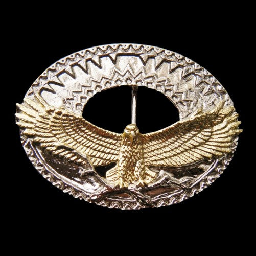 Eagle Wings Native Art Western Belt Buckle