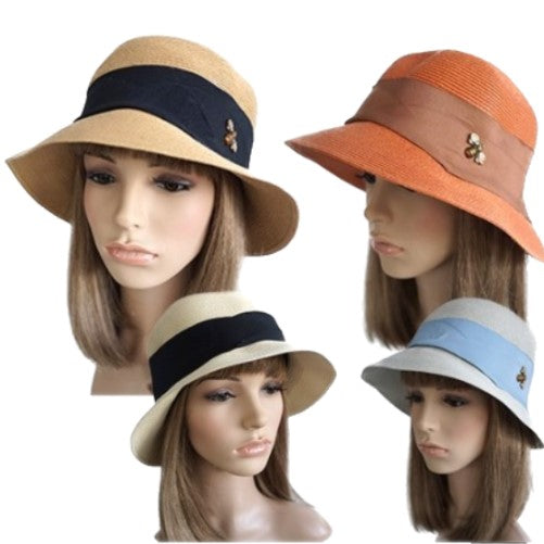 Women Natural Packable Wide Brim Casual Straw Summer Sun Hats