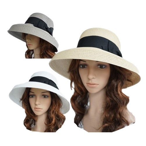 Women Paper Beach Hat Sun Protection Summer Straw Caps Fashion Sun Cover