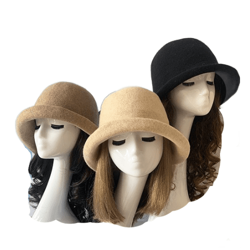 Gorro de invierno con aspecto de los años 20 para mujer