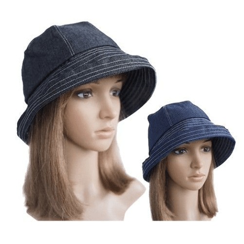 Women's Anti-UV Fashion Wide Brim Summer Beach Cotton Sun Bucket Hats