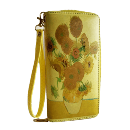 Vase Flowers Fashion Women's Zipper Clutch Wallet