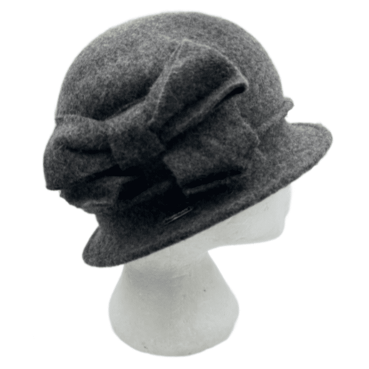 Femme Fleur Années 1920 Hiver 100% Laine Gatsby Béret Bonnet Cloche Chapeau Seau