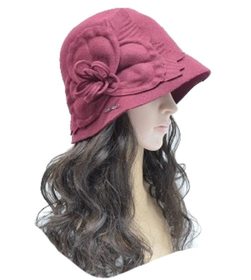 Gorro de lana de invierno GATSBY de los años 20 para mujer