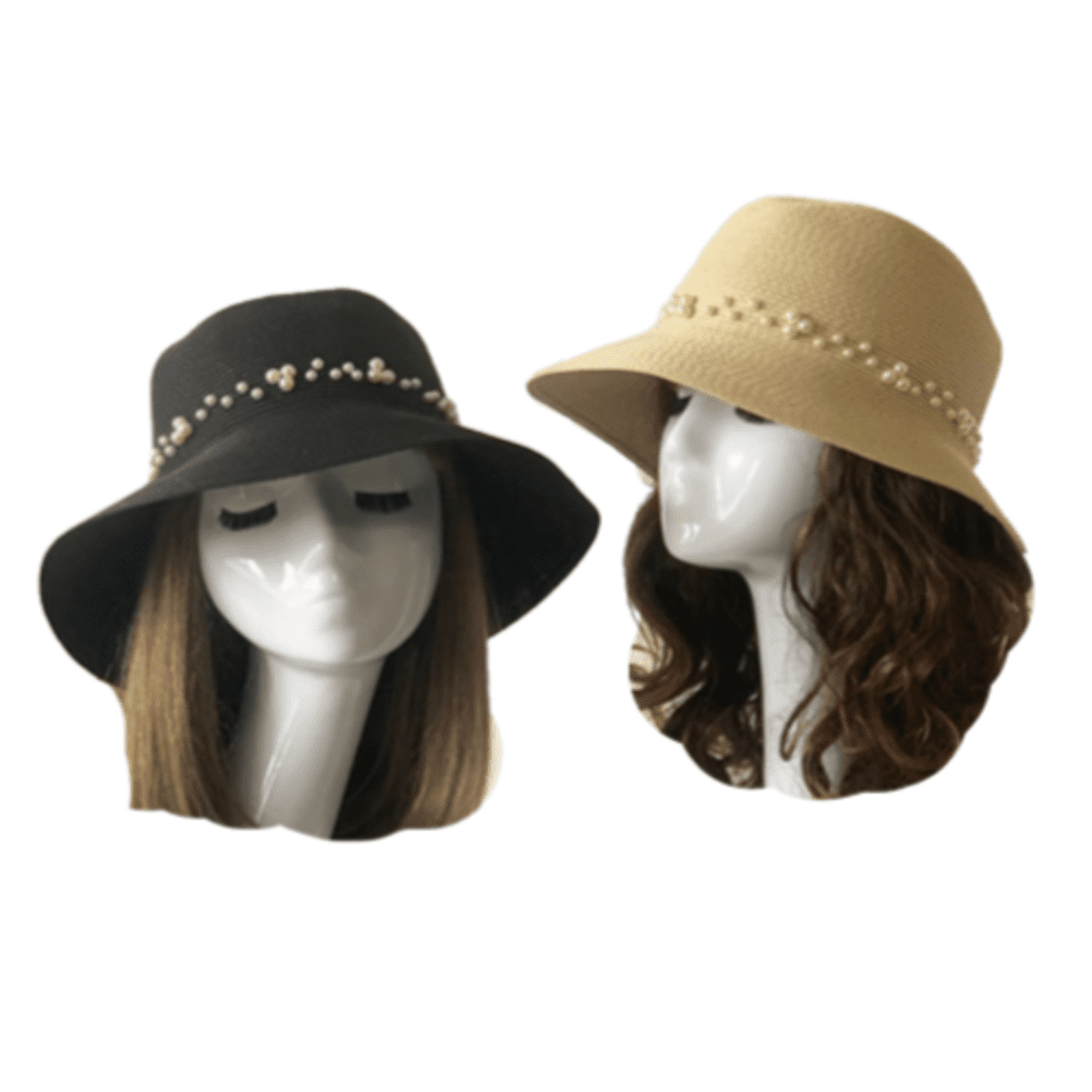 Women's Straw Wide Brim Sun Shade Summer Beach Hat