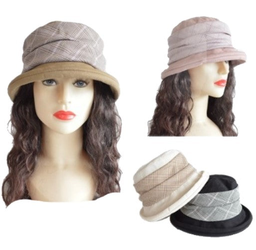 Women's Vintage Gatsby Style Bucket Cloche Beanies Beret Summer Hats