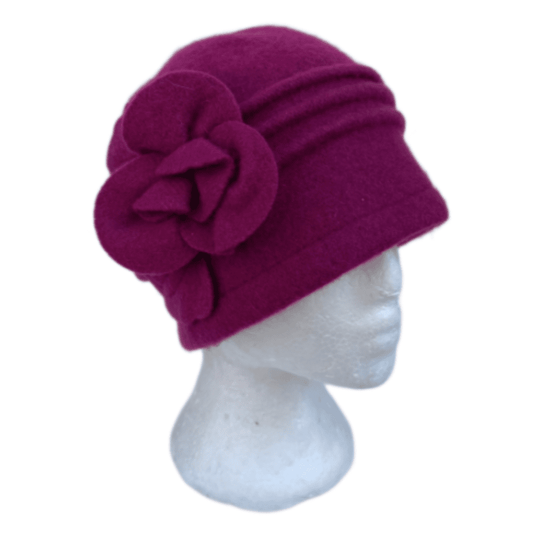 Women's Vintage Gatsby Style Wool Bucket Cloche Beanies Beret Winter Hats